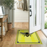 Sunny Yellow Bee Area Rug