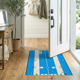 Retro Airport Runway Top-Down Kids Rug