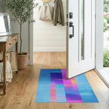 Vibrant Geometric Multi-Color and Patterns Area Rug