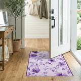 Purple Floral Vintage No. 10 Area Rug