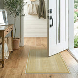 Gold Geometric Grid Heart Area Rug