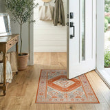 Terracotta Southwestern Geometric Orange Area Rug