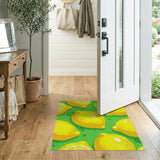Zesty Lemon Slices Area Rug