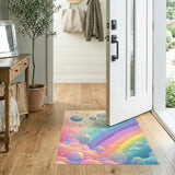 Rainbow Bubble Kids Area Rug