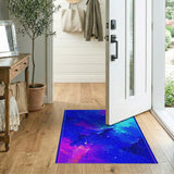 Multi-color and Patterns Abstract Area Cosmic Nebula Galaxy Area Rug