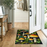 Enchanted Mushroom Forest Cluster Area Rug