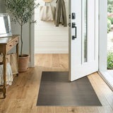 Modern Grey Ombre Dot Grid Area Rug