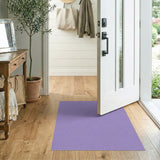 Abstract Area Purple Wavy Contour Abstract Area Rug