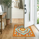 Vibrant Southwestern Starburst Area Rug