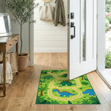 Dinosaur Jungle Play Rug for Kids