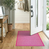 Pink Organic Dot Area Rug
