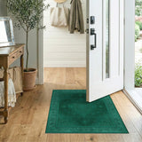 Green Persian Medallion Area Rug