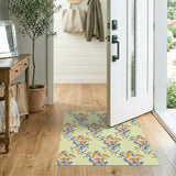 Vibrant Floral Multi-Color Pattern Area Rug