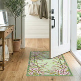 Cherry Blossom Floral Area Rug