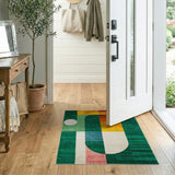 Vibrant Geometric Multi-Color No. 3 Area Rug