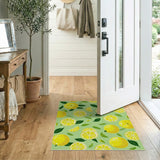 Sunny Lemon Slice Area Rug