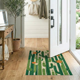 Southwestern Southwestern Cactus Garden Area Rug
