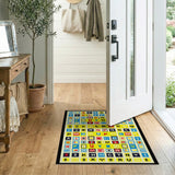 Vibrant Alphabet Learning Kids Area Rug