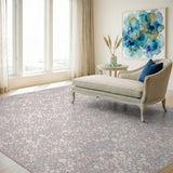 Pastel Pebble Mosaic Abstract Area Rug