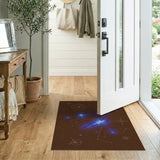 Cosmic Lightning Burst Area Rug