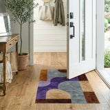 Vibrant Multi-Color Geometric Area Rug