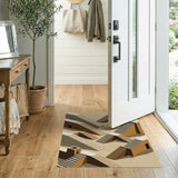 Isometric Endless Stairs Geometric Area Rug