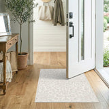 Blush Pink Floral Vintage No. 24 Area Rug