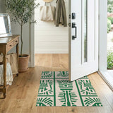 Green Heritage Tribal Area Rug