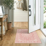 Pink Floral Vintage No. 27 Area Rug