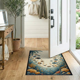Coastal Reef Fish Coral Area Rug