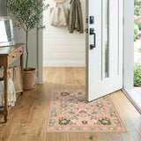 Pink Floral Vintage No. 22 Area Rug