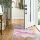 Dreamy Pink Clouds Area Rug