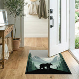 Bear Mountain Silhouette Area Rug