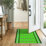 Emerald Shamrock Clover Area Rug