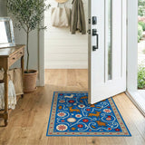 Blue Heritage Tribal Goat Star Rug