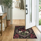Crimson Poppy Persian Area Rug