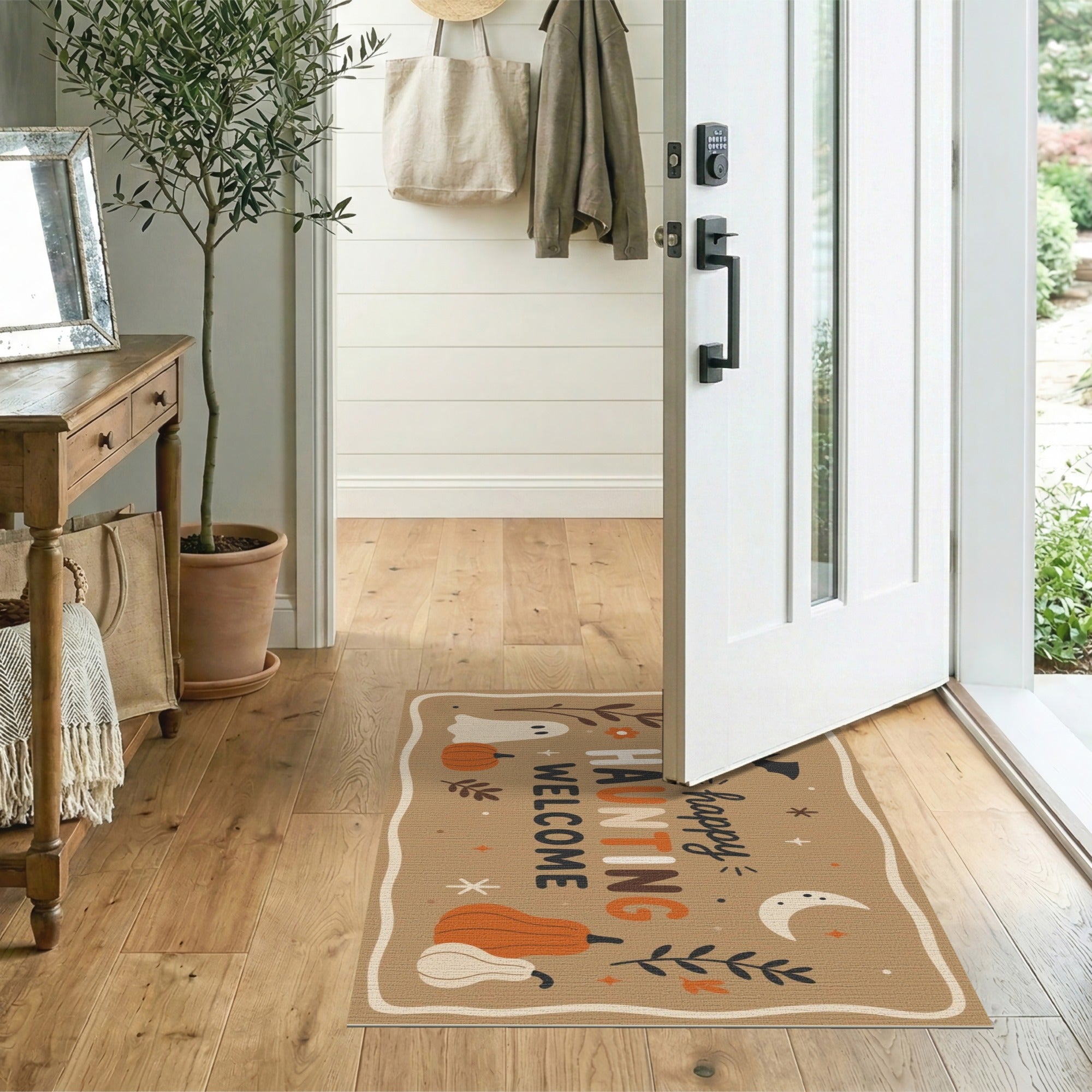Happy Haunting Welcome Halloween Area Rug