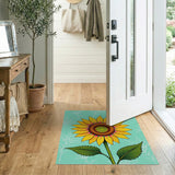 Vibrant Sunflower Area Rug
