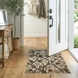 Vintage Floral Vine Area Rug