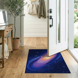Galactic Spiral Nebula Area Rug