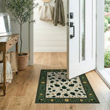 Green Leaf Persian Area Rug