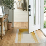 Golden Arch Geometric Area Rug