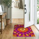 Vibrant Mandala Boho Area Rug
