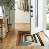 Arched Corridor Geometric Area Rug