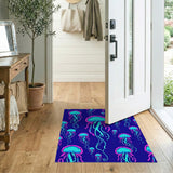 Neon Jellyfish Glow Area Rug