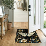 Luna Moth Magnolia Floral Rug
