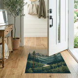 Mountain Forest Valley Area Rug