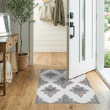 Pastel Architectural Mandala Area Rug