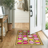 Playful Easter Egg Mosaic Area Rug