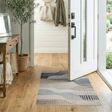 Abstract Cloud Wave Beige Area Rug